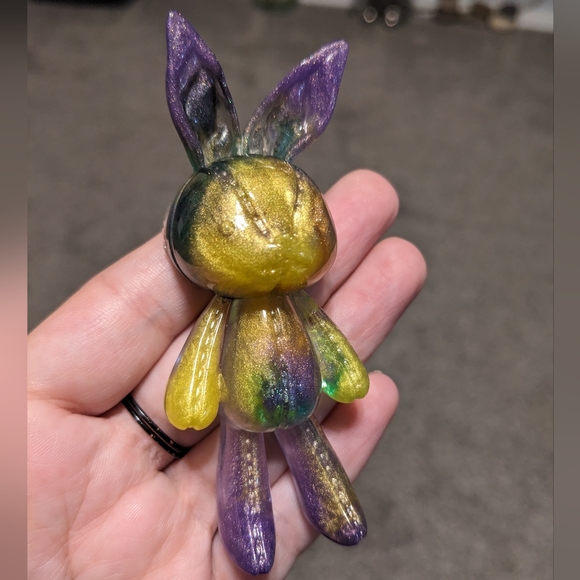 Bunny Rabbit Magnet Handmade Resin Art Cute Gift Rabbits Bunny kawaii - Picture 9 of 9